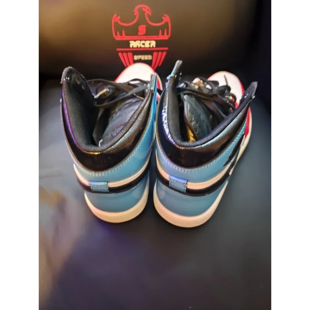 Men's Size 12 Nike Air Jordan 1 Retro OG High Fearless UNC To Chicago Glossy